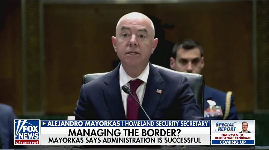 Mayorkas claims Biden administration is successfully handling border crisis