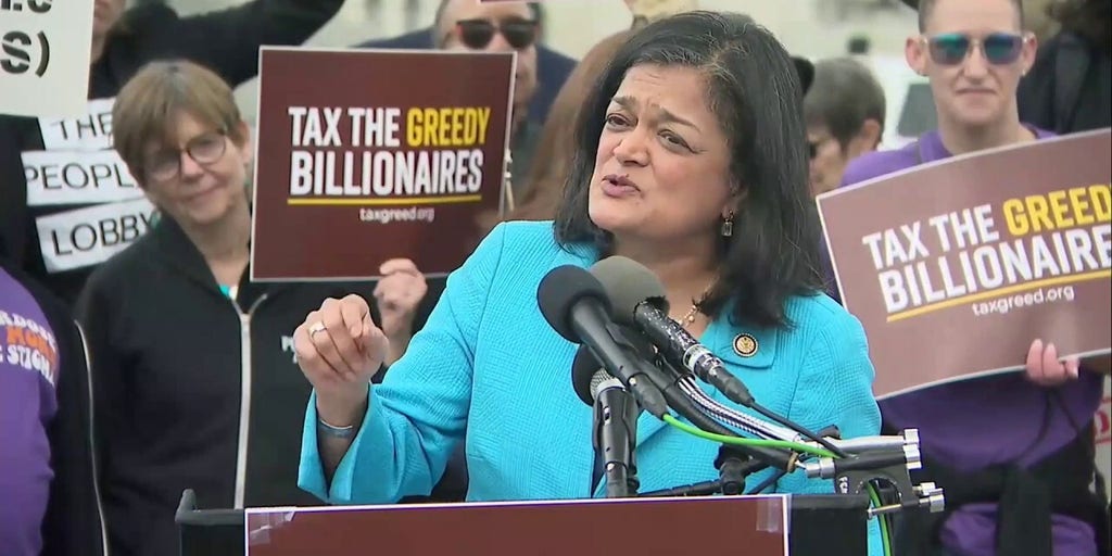 Rep. Pramila Jayapal, D-Wa., slams President Donald Trump and Elon Musk in anti-deportation remarks