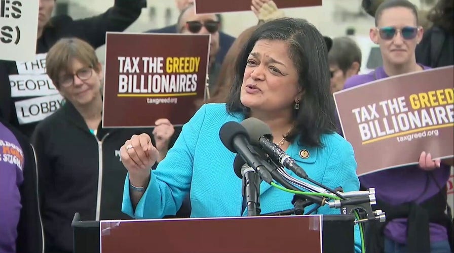 Rep. Pramila Jayapal, D-Wa., slams President Donald Trump and Elon Musk in anti-deportation remarks