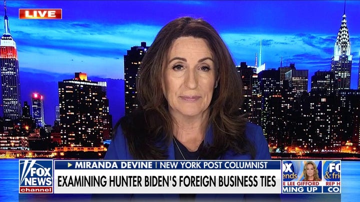 Miranda Devine: 'Miles of evidence' showing Joe Biden involved with Hunter's business dealings