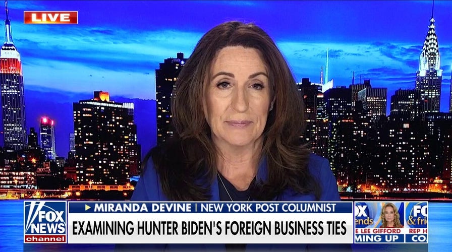 Miranda Devine: 'Miles of evidence' showing Joe Biden involved with Hunter's business dealings