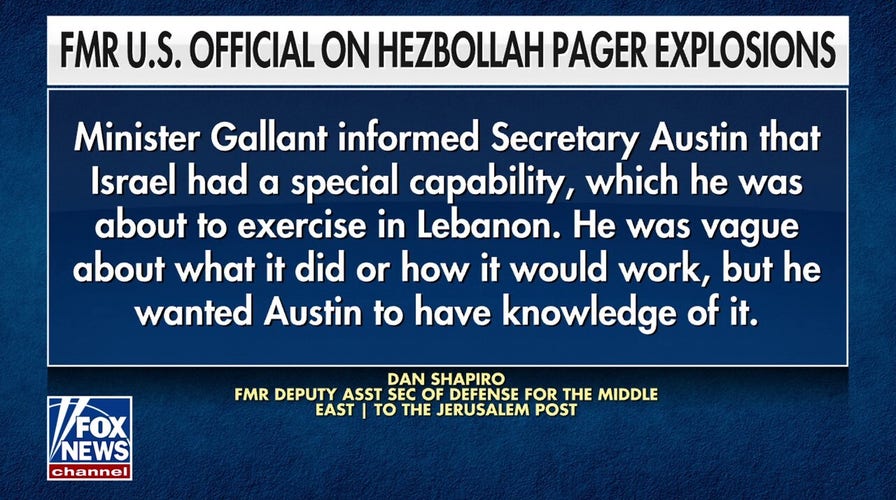 Israel reportedly alerted US just before pager attack on Hezbollah