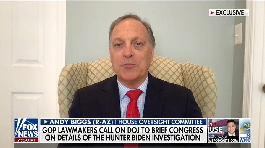 Rep. Andy Biggs: Without information, Hunter Biden scandal looks like a 'cover-up'