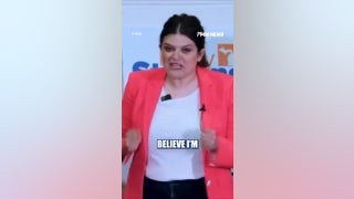 Dem senate candidate MOCKED for 'AWKWARD' campaign speech
