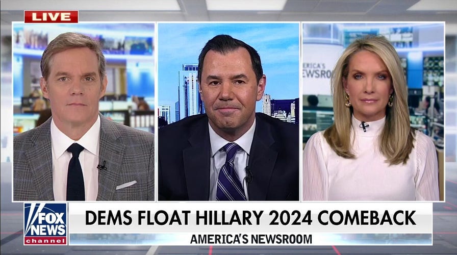 Joe Concha: Hillary Clinton might be Dems' best shot in 2024 with Biden in Nixon polling territory