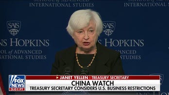 Janet Yellen teases move to limit US business in China