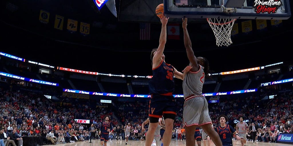 Virginia' Dallin Hall Steals the Ball and Powers in Clutch Layup to Extend Late Lead vs. Ohio State