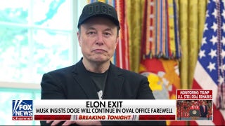 Elon Musk is presented golden key at the White House