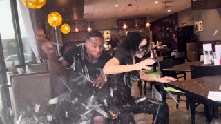 Influencer captures 'near-death experience' when SUV plows into restaurant
