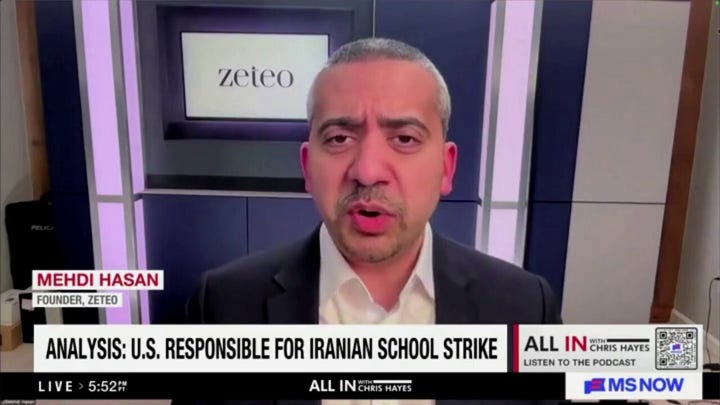 Mehdi Hasan says 'even the Nazis' had better conduct than Trump-era military
