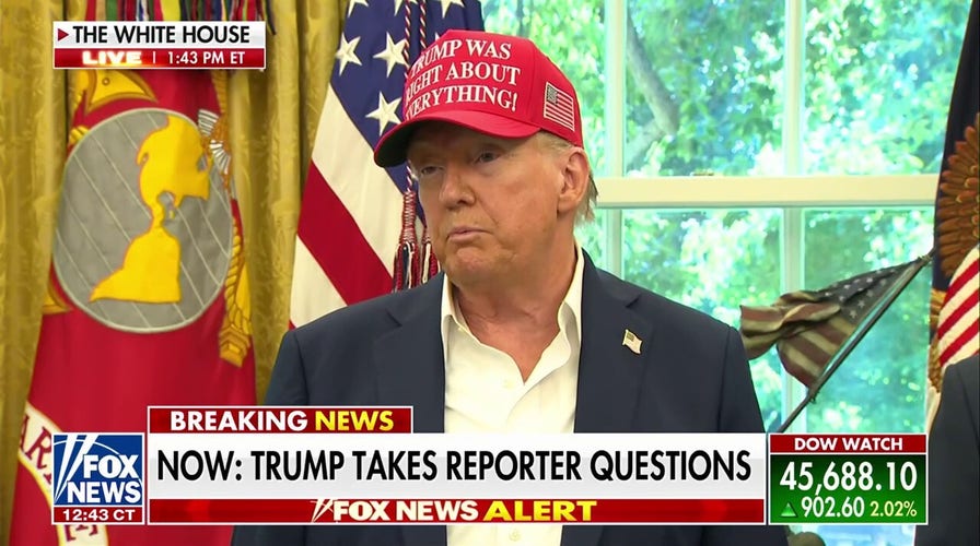 Trump says whole Epstein thing is a Democratic hoax