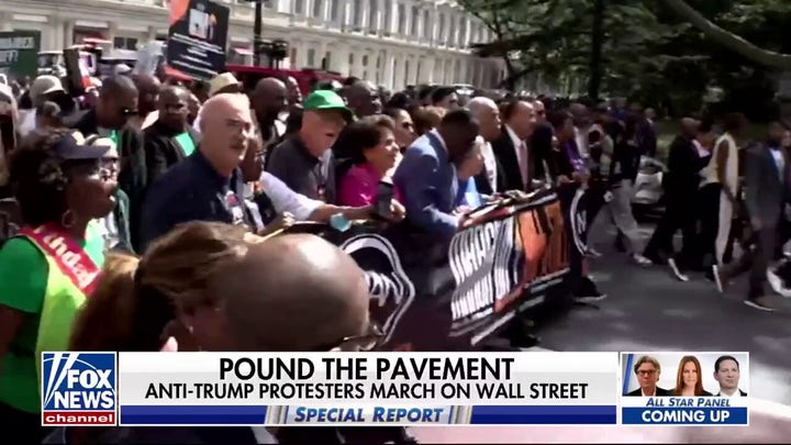 Thousands march on Wall Street after US ditches DEI