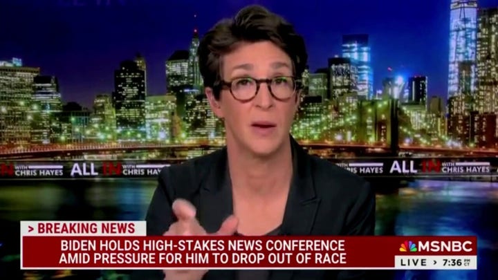 Maddow says Biden’s team may be giving him polls ‘not based in reality’ convincing him to stay in race