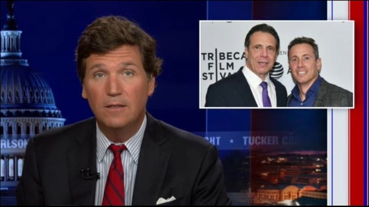 Tucker reacts to latest Cuomo scandal