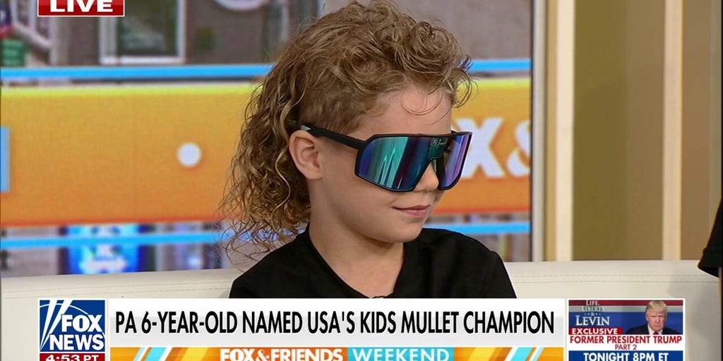 Pennsylvania 6-year-old claims USA kids mullet championship with epic haircut