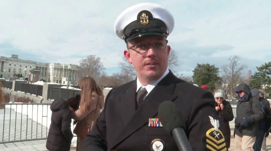 Visitors wait outside US Capitol to pay respects to former President Carter
