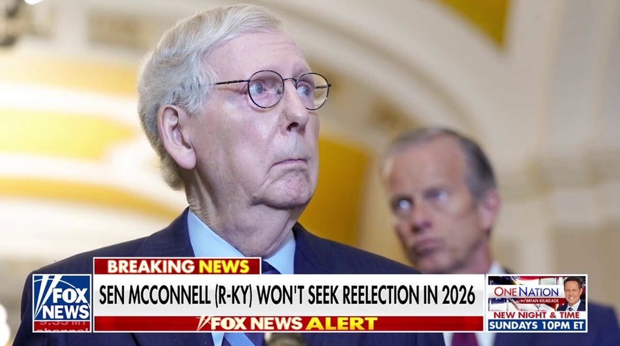 Sen. Mitch McConnell announces he won’t seek re-election in 2026