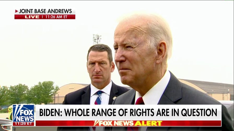 Biden reacts to Roe v. Wade draft decision: 'Whole range of rights are in question'