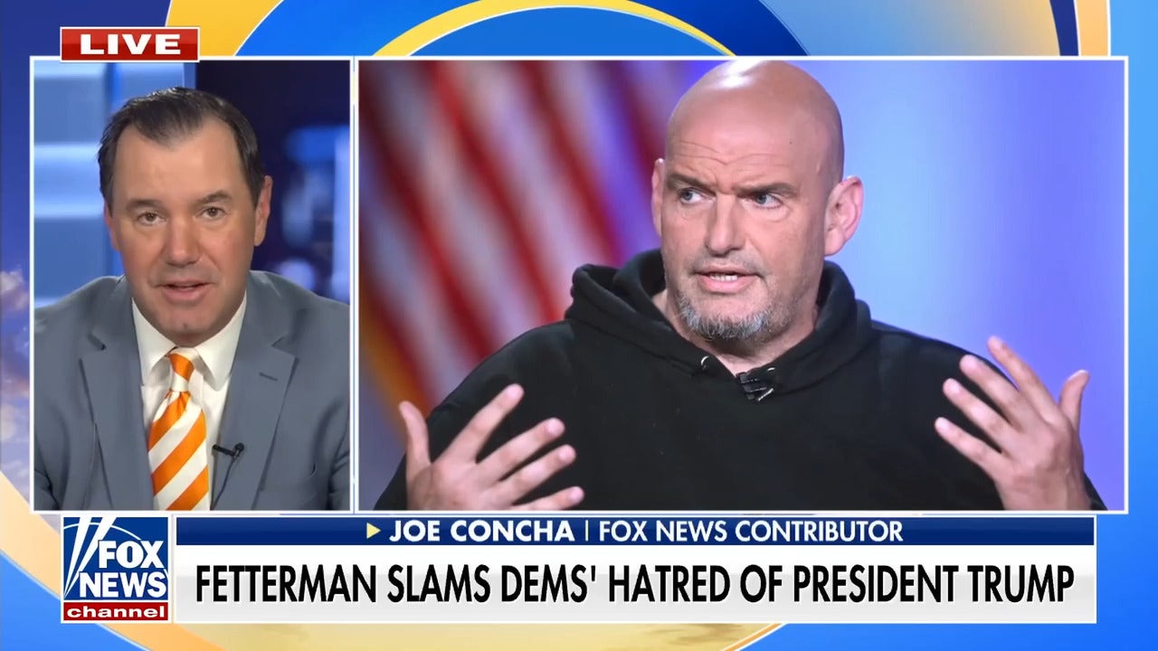Fetterman slams Democrats' hatred of Trump