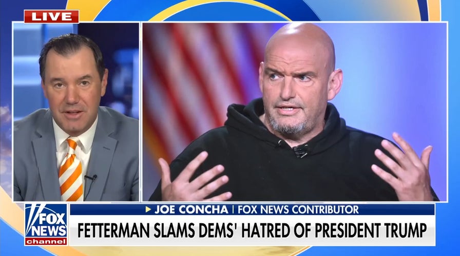 Fetterman slams Democrats' hatred of Trump