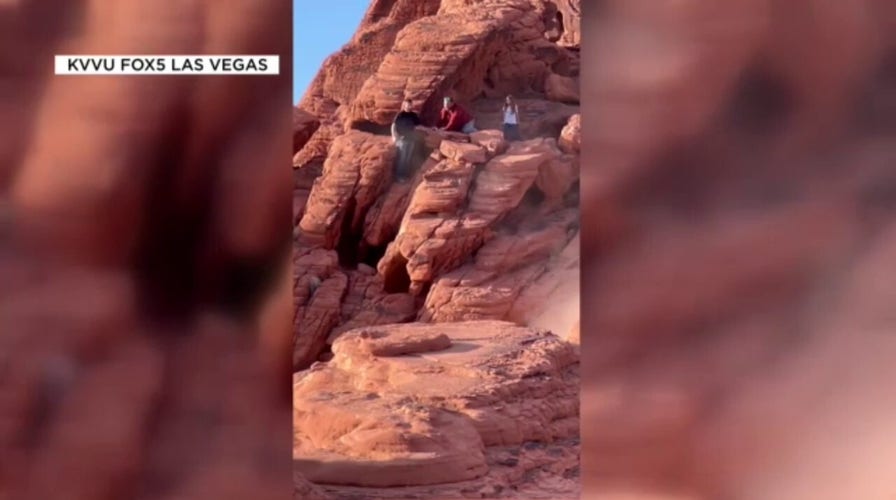 Tourists brazenly destroy ancient rock formations at Nevada's Lake Mead: video