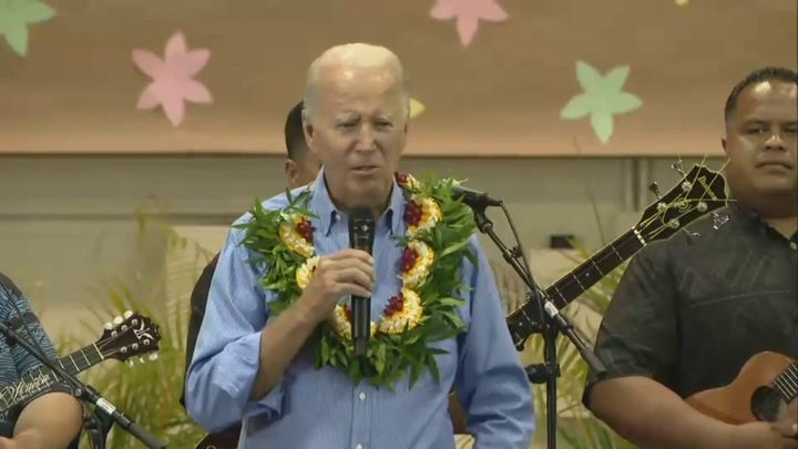 Biden says he almost lost house to fire