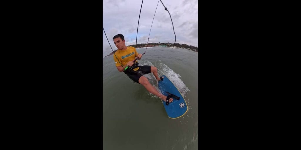 Olympic kitesurfer saves woman from drowning