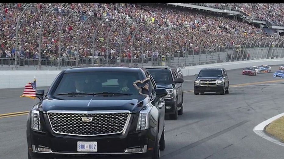 NASCAR fans in awe after Trump visits Daytona