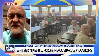 Michigan Gov. Whitmer nixes bill forgiving COVID rule violations