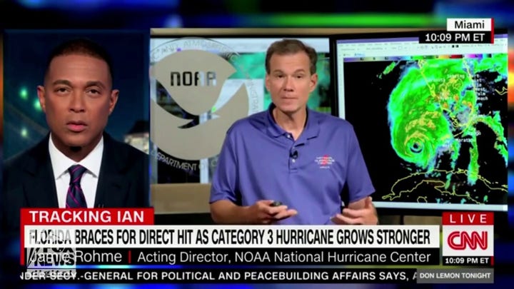 Acting Director of National Hurricane Center shuts down Don Lemon after linking Hurricane Ian to climate change