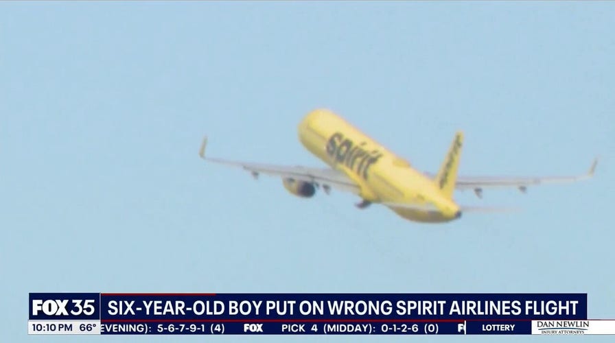 Unaccompanied minor, 6, gets on wrong Spirit Airlines plane on the way to see grandma