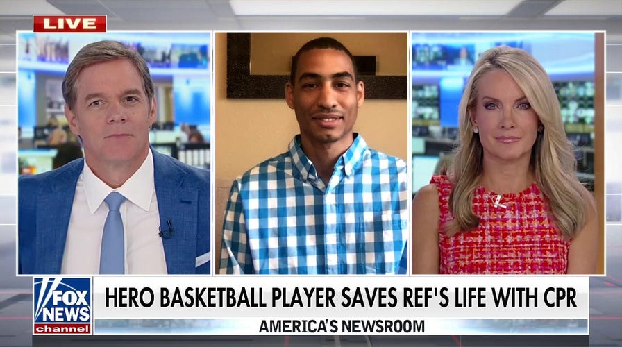 Basketball player saves referee's life with CPR