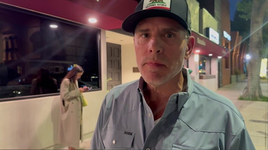 Hunter Biden caught on camera in West Los Angeles after losing Secret Service protection