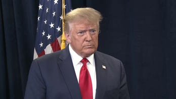 President Trump speaks with John Roberts prior to his appearance at Tulsa rally