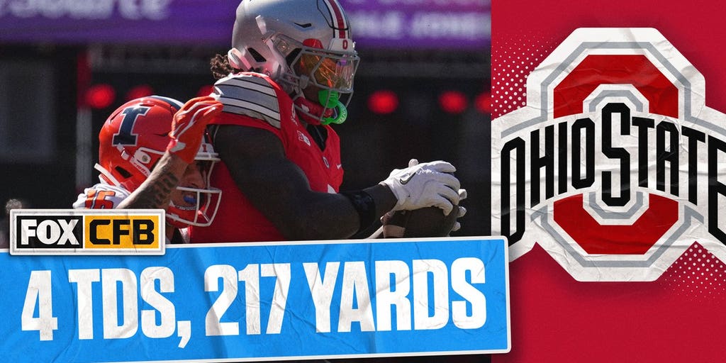 Ohio State's Jeremiah Smith makes HISTORY in Buckeyes' dominant win over Illinois