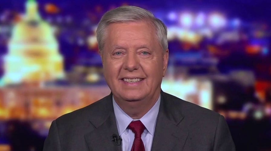 Sen. Lindsey Graham reacts to Senate's approval of debt ceiling hike