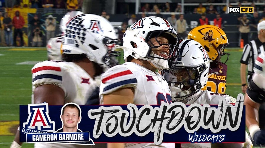 Noah Fifita finds Cameron Barmore for 9-yard TD, giving Arizona pb implicit Arizona State