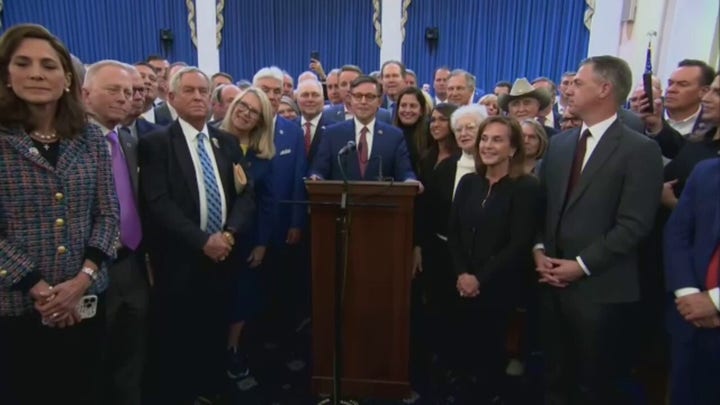 Republicans rally around Rep. Mike Johnson for House speaker