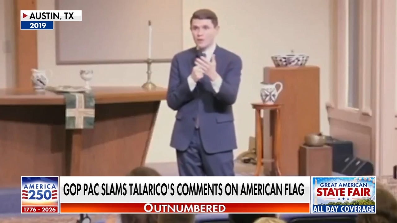 GOP PAC slams Texas Senate hopeful Talarico for 'complicated symbol' flag comments