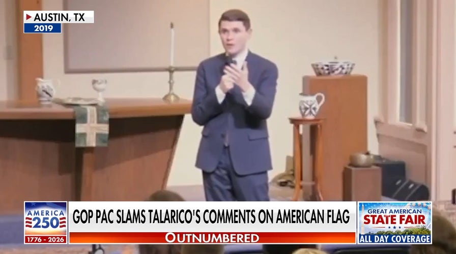 GOP PAC slams Texas Senate hopeful Talarico for 'complicated symbol' flag comments