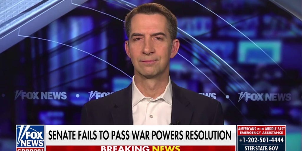 Sen Cotton: We haven’t seen anything like this in… two months