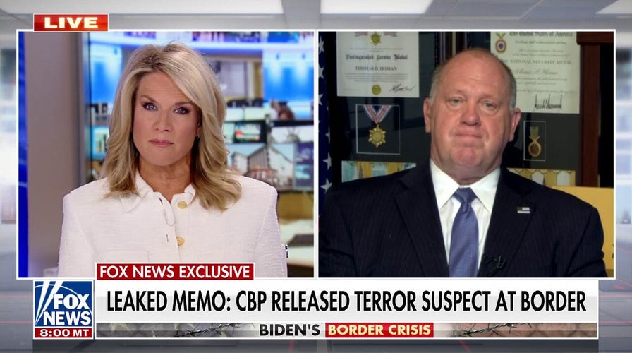 Terror suspect released at border would have never happened under Trump: Tom Homan