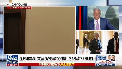 Questions continue to loom over Sen Mitch McConnell's return