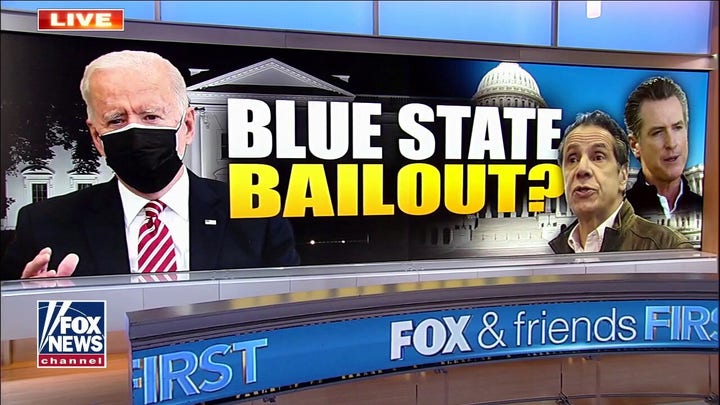 Pandemic stimulus gives big bailout to blue states