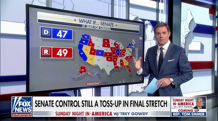 Senate control could be headed for photo finish with midterms around the corner