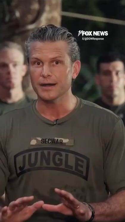 Hegseth UNVEILS NEW motto in the war on drug cartels
