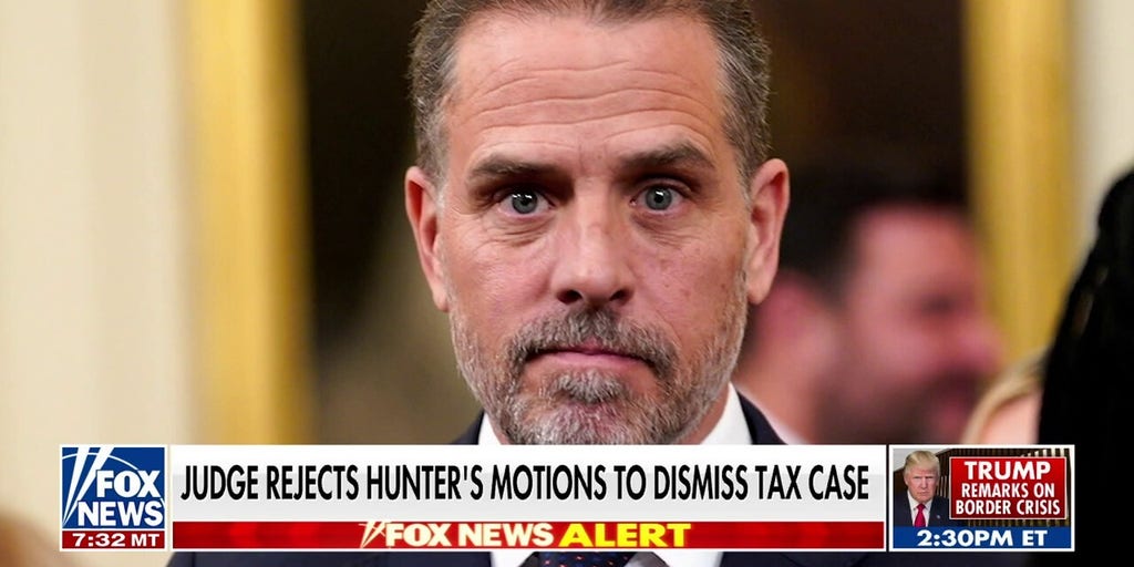 Judge Rejects Hunter Biden's Motions To Dismiss Tax Charges, Teeing Up ...