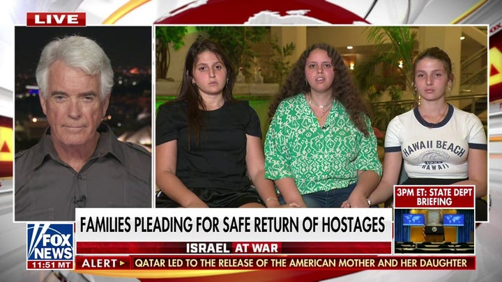 Israeli woman expresses hope for parents after Hamas releases two hostages 