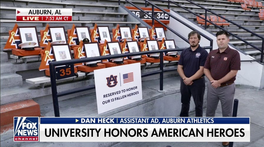 Auburn reserves 13 seats at football stadium for US service members killed in Afghanistan