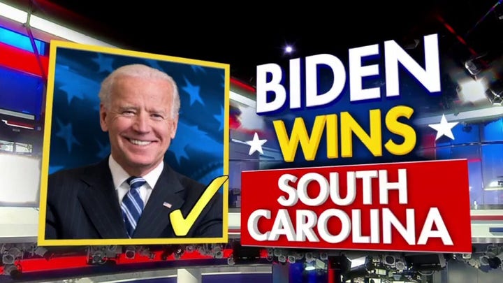 Joe Biden wins South Carolina Democrat primary